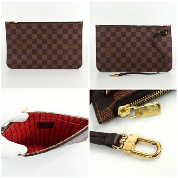 Louis Vuitton Neverfull Damier Ebene Brown Shoulder Bag - Picture 6 of 8